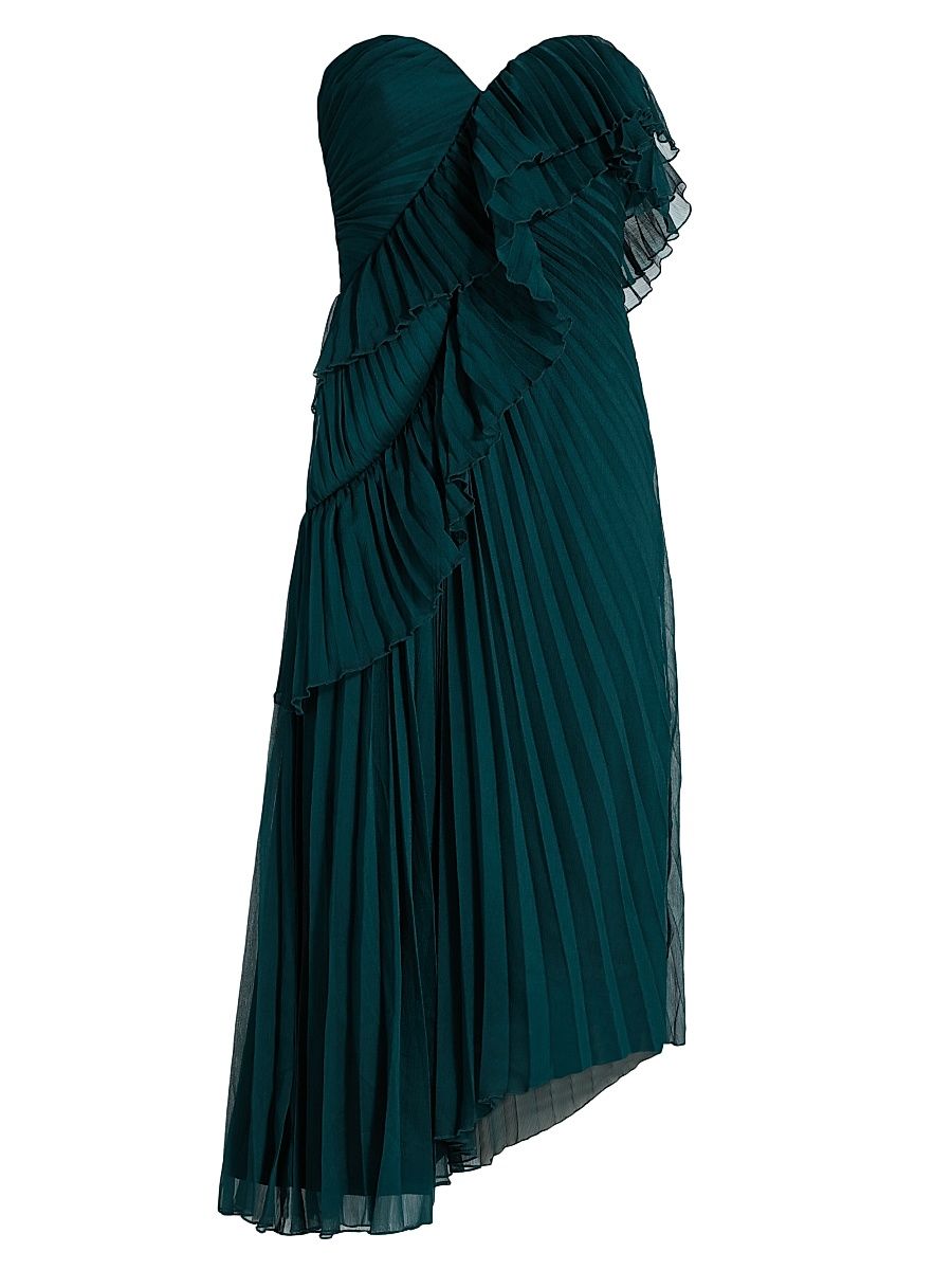 Women's Caitlyn Strapless Midi-Dress - Aqua Lake - Size 14