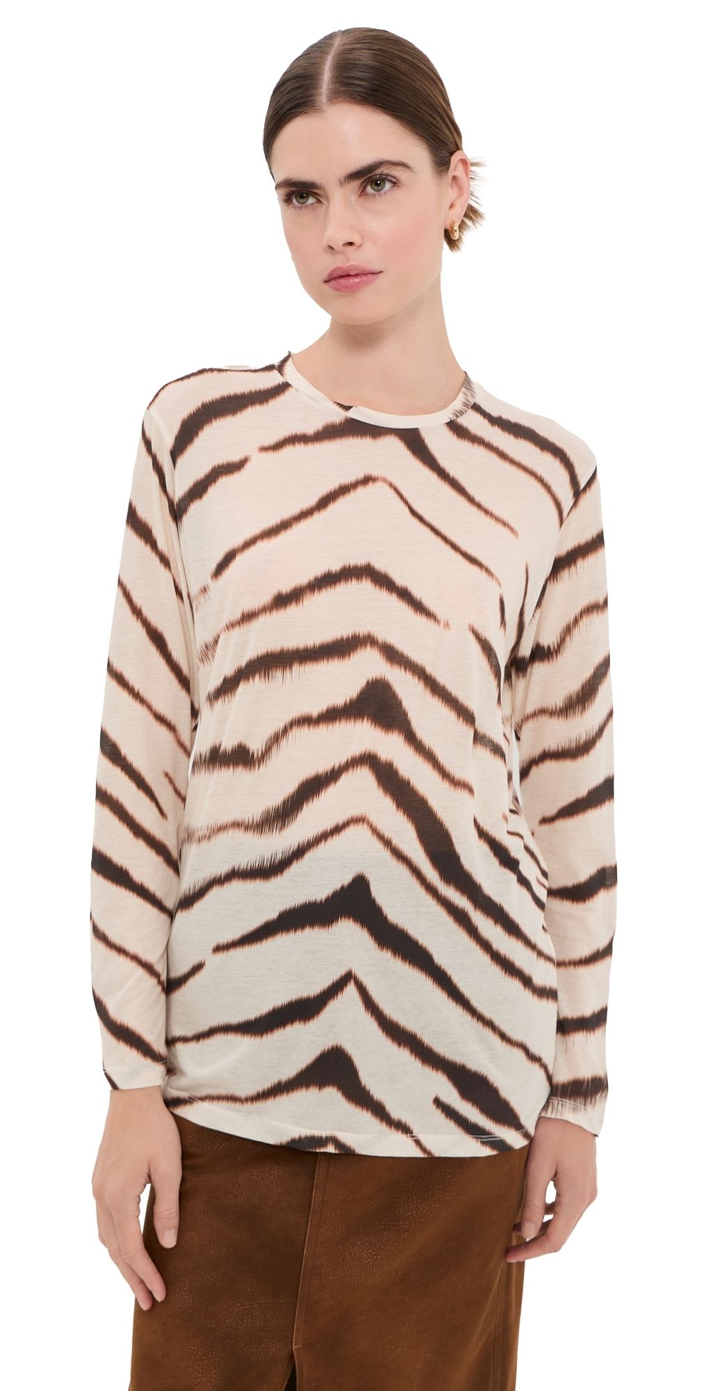Isabel Marant Zakane Top Zebra L