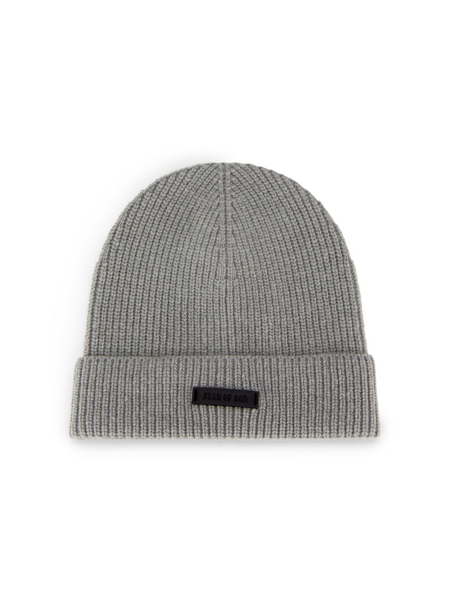 Fear of God Men's Knit Wool Beanie - Grey