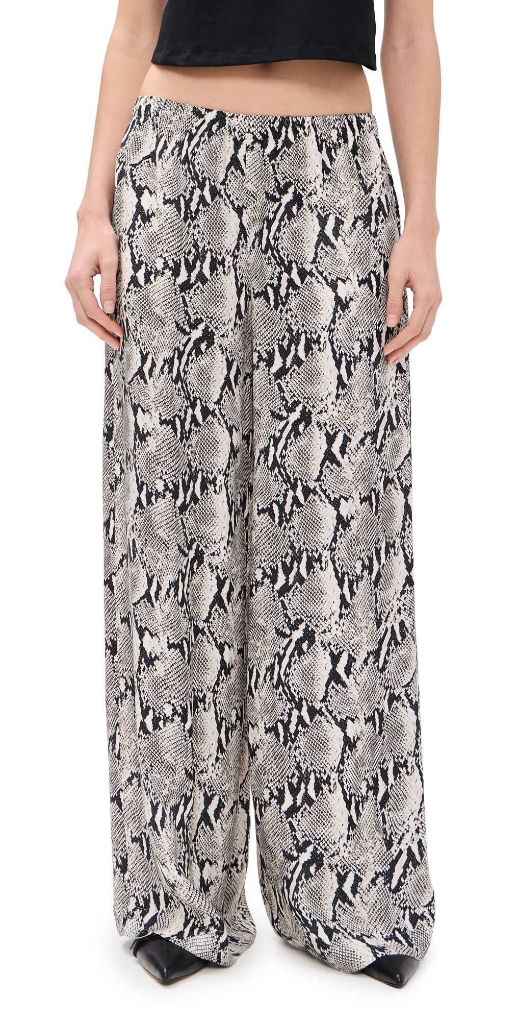 ANINE BING Roslyn Pants Python L