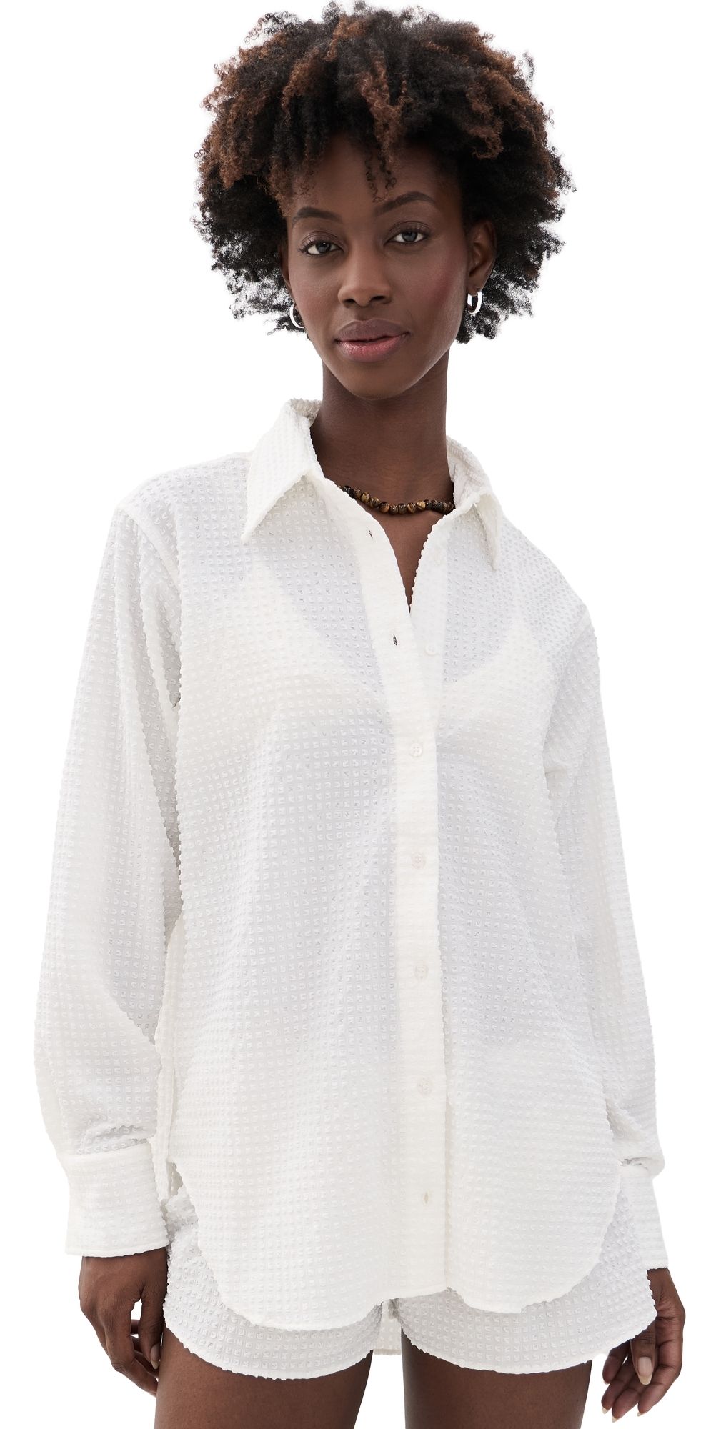 Hunza G Shirt White S/M