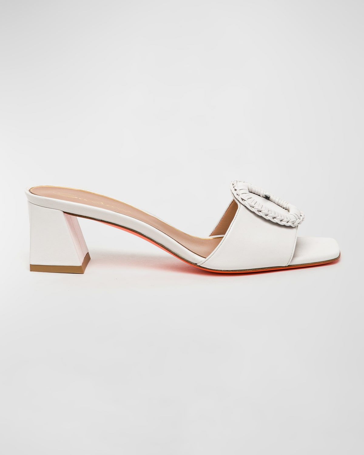 Corolle Leather Buckle Mules