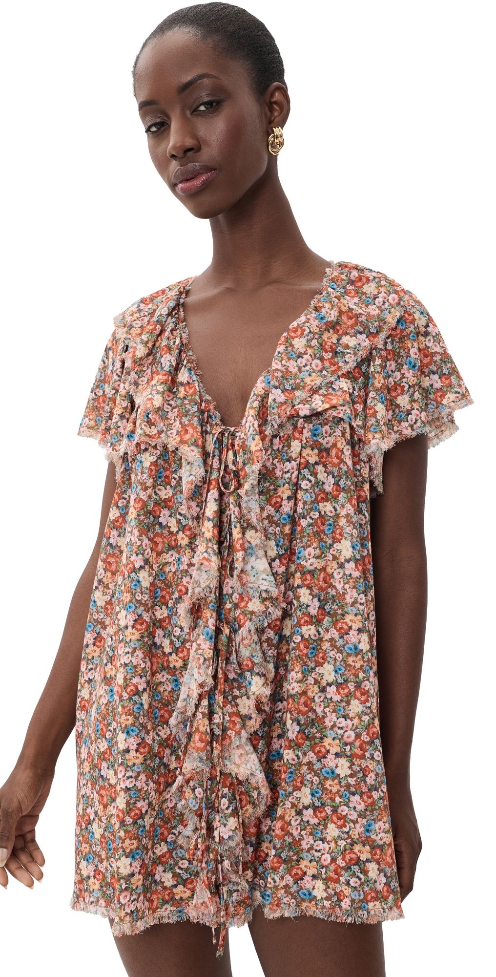 Show Me Your Mumu Rosalie Tunic Dress Rustic Meadow S