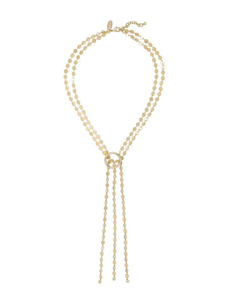Women's Sparkle Dot Mila Goldtone & Cubic Zirconia Necklace - Gold