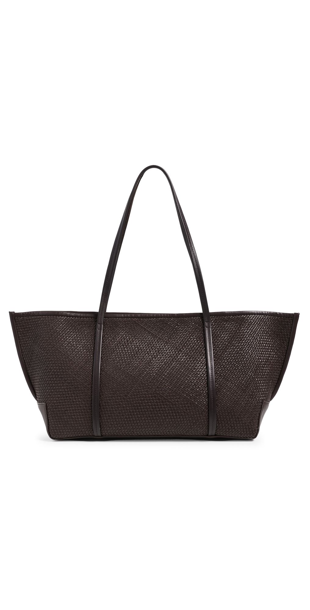 St. Agni Woven Bateau Tote Coffee One Size