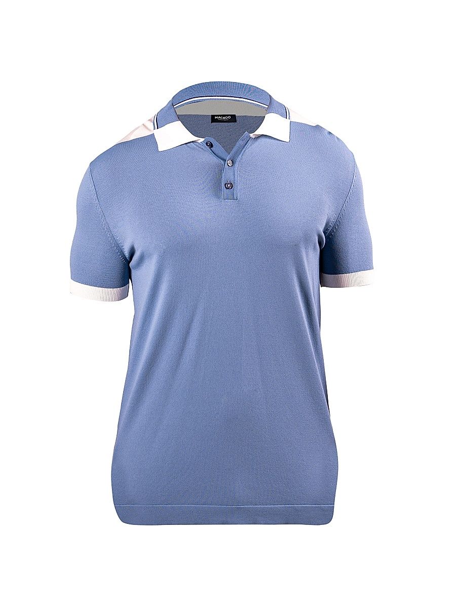 Men's Polo Tip Shirt - Blue - Size XXXXL