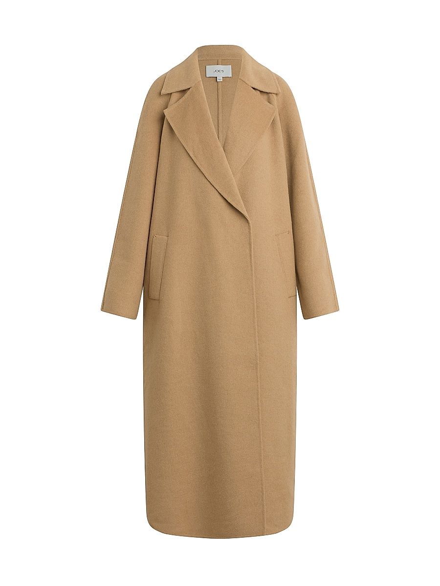 Women's Joe's Jeans by Dani Michelle The Madeline Wool-Blend Coat - Camel - Size Small