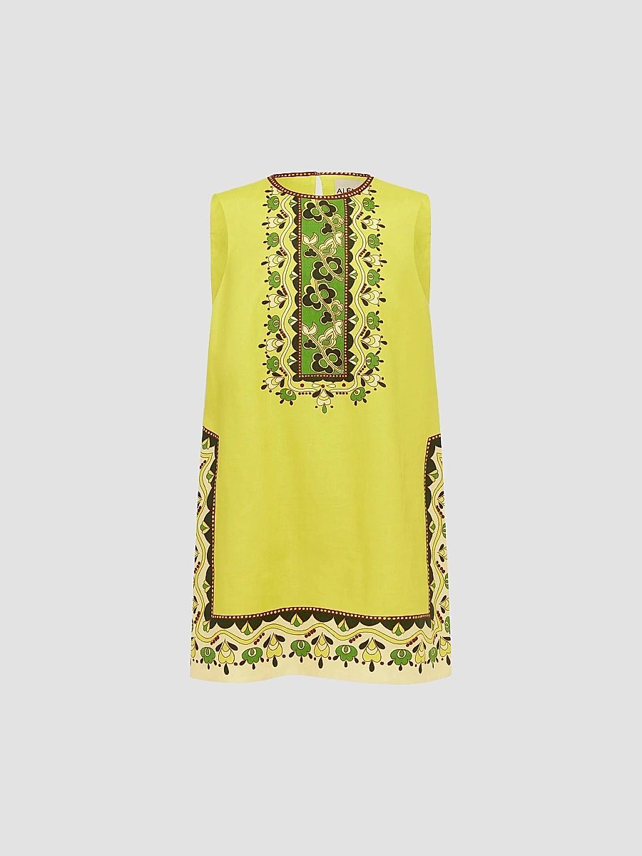 Women's Bridgette Sleeveless Mini Dress - Citrus - Size 12