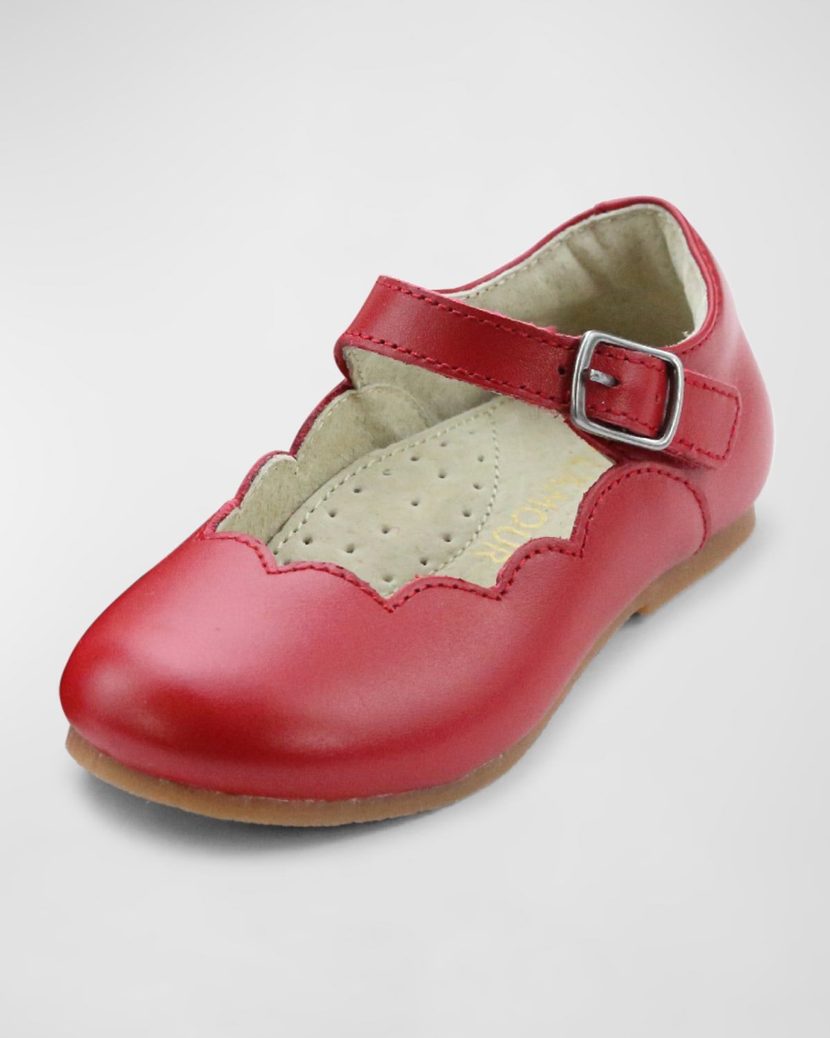 Girl & apos;s Sonia Scalloped Flats, Baby/Toddlers