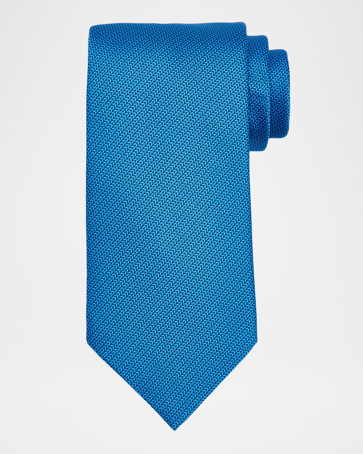 Men & apos;s Petite Chevron Silk-Blend Tie