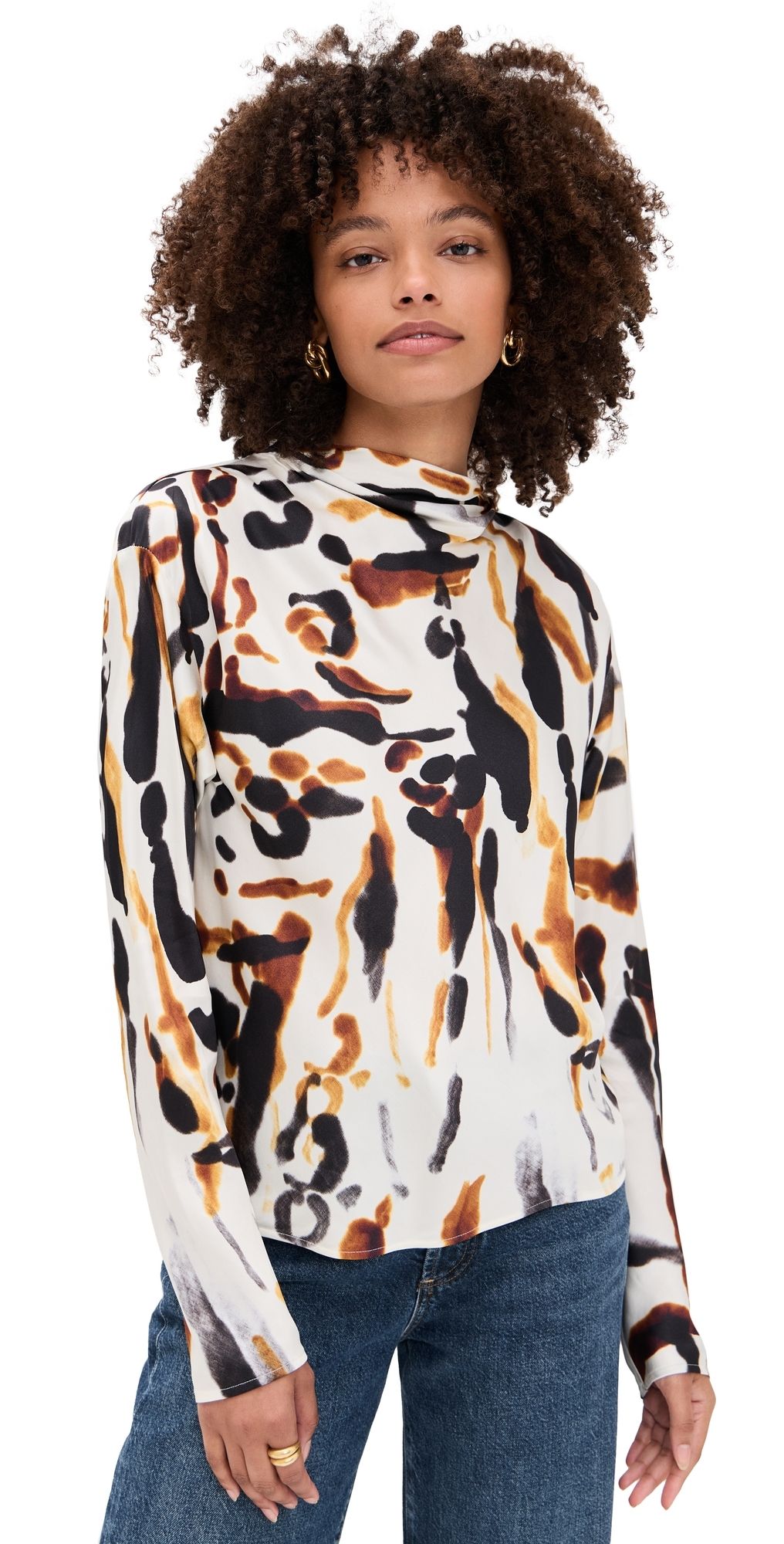 A. L.C. Georgia Top Black/Camel 2