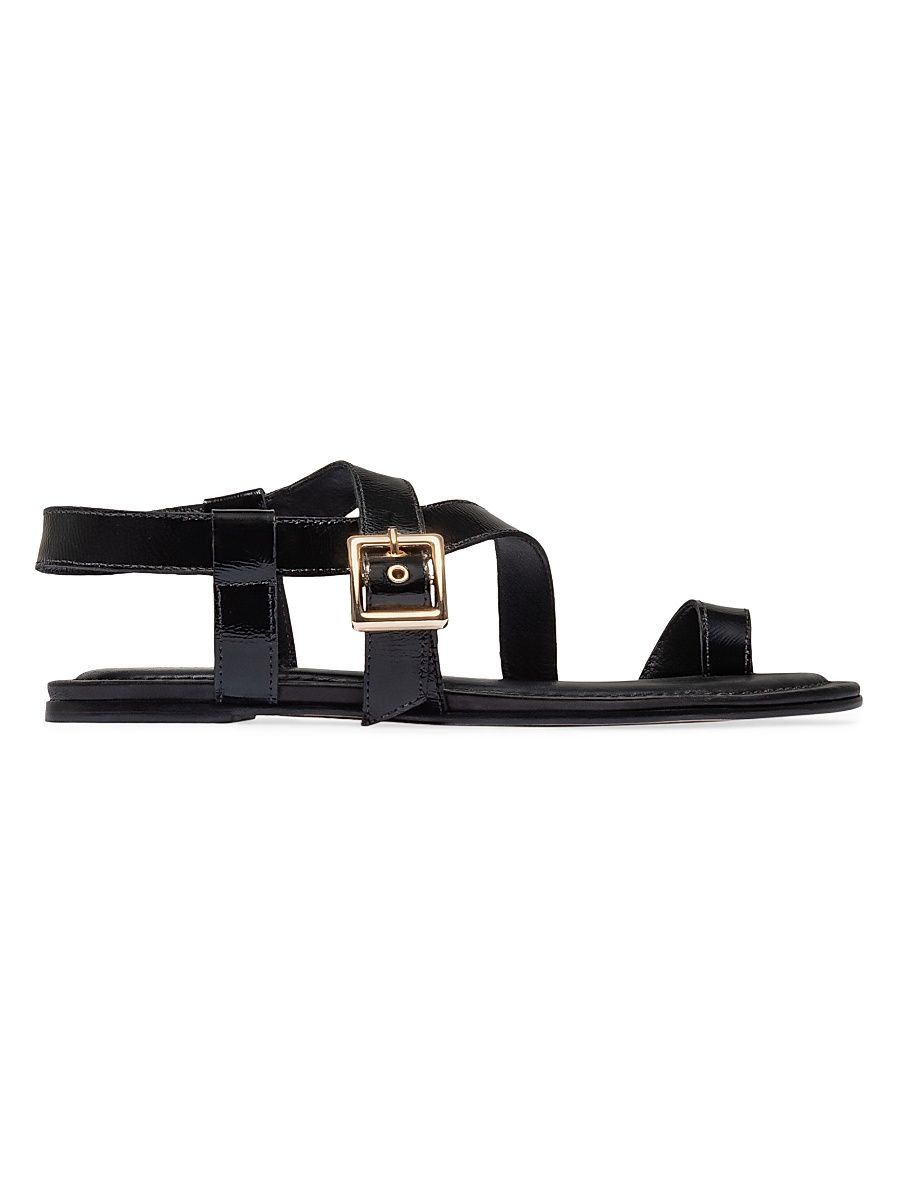 Women's Hartshorn Toe Ring Sandals - Black - Size 11
