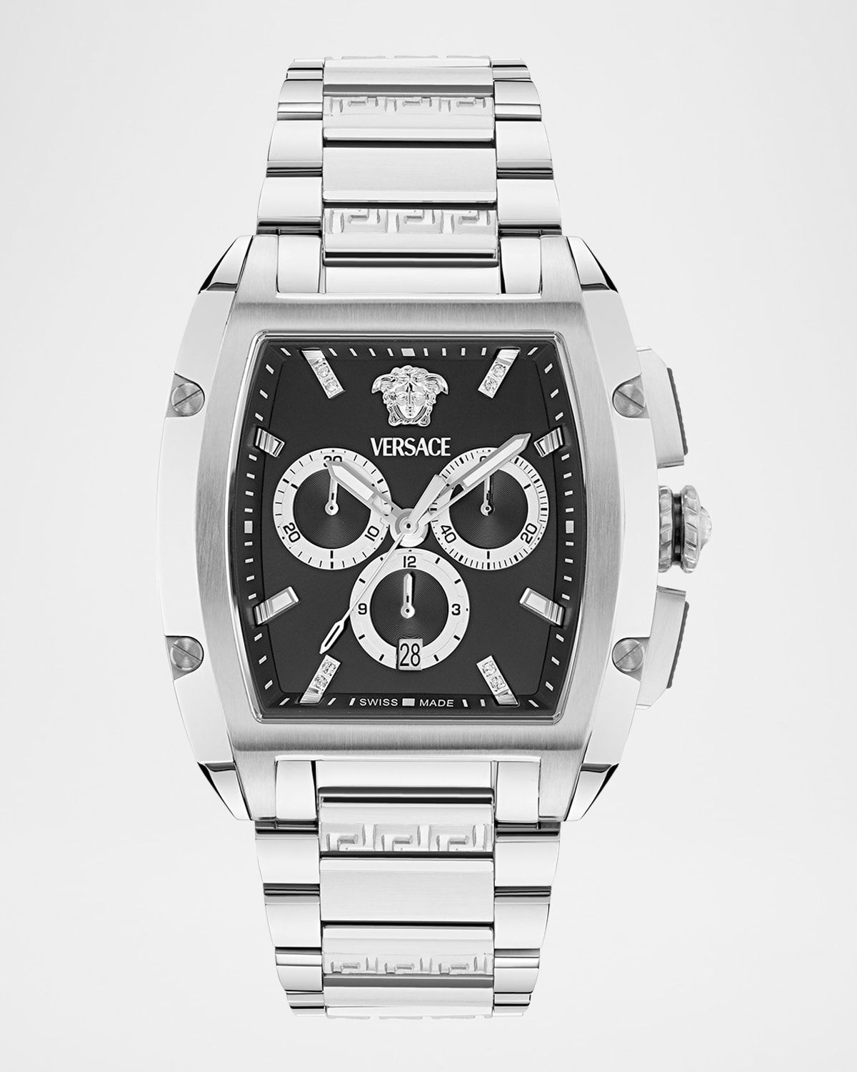 Versace Dominus 42x50mm Stainless Steel Chronograph Watch