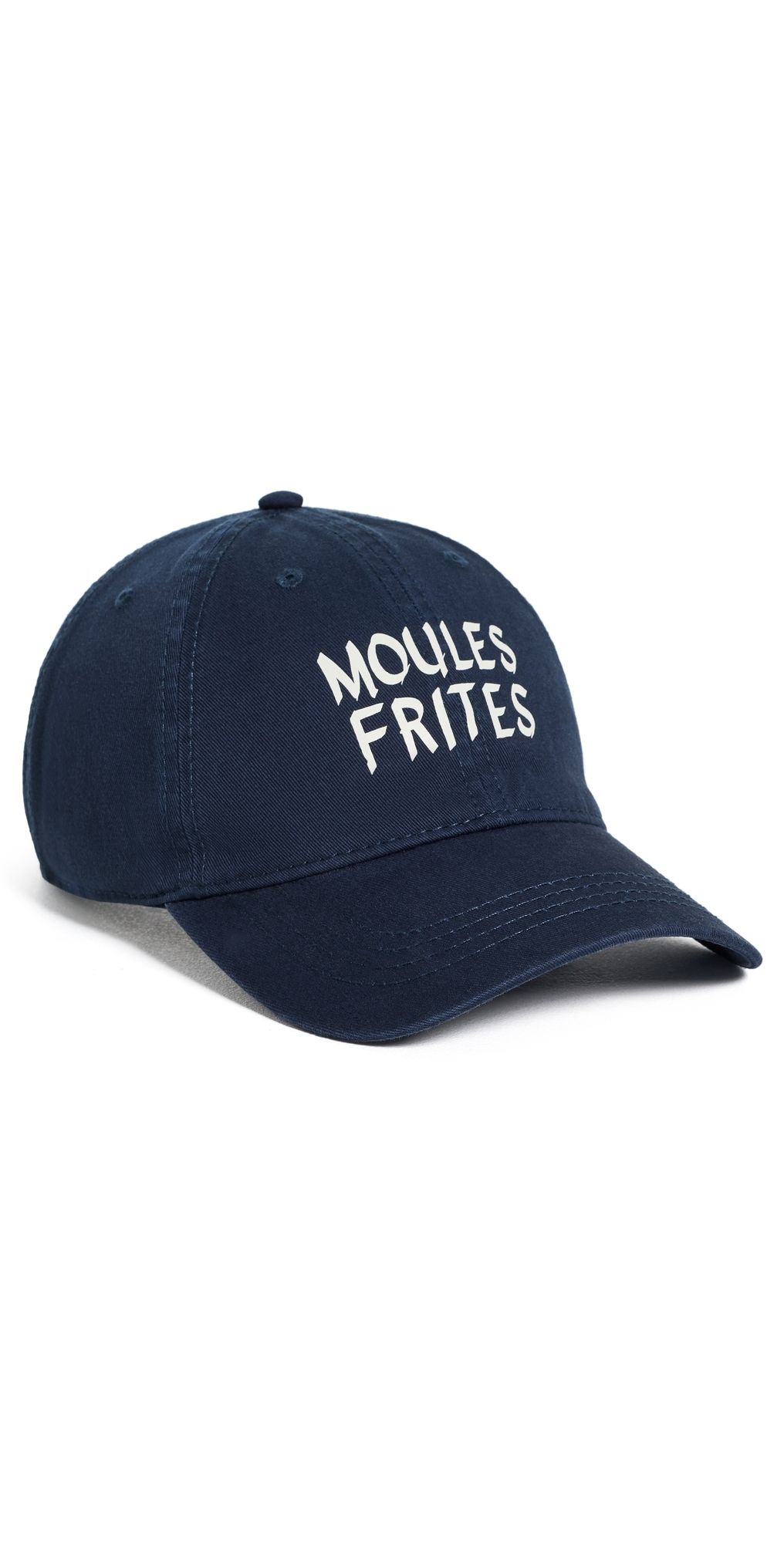 Clare V. Baseball Hat Cream/Navy One Size
