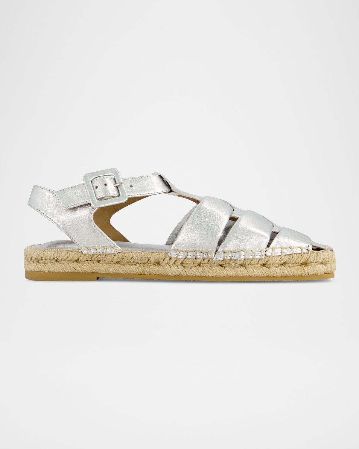 Monri Metallic Fisherman Espadrilles