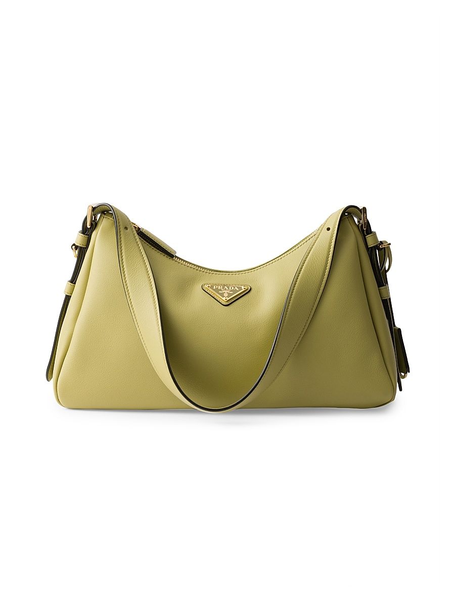 Women's Aimee Medium Leather Shoulder Bag - Green