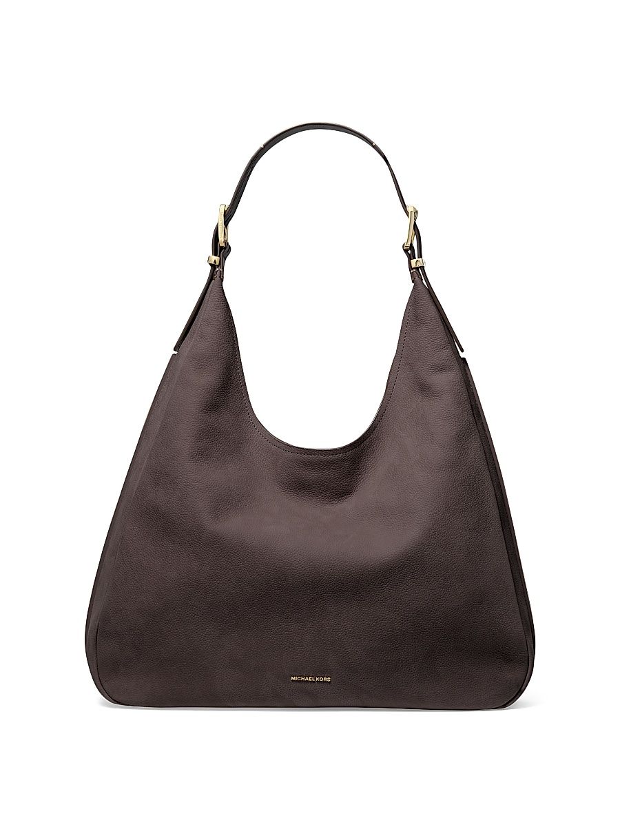 Women's Nolita Large Leather Hobo Bag - Chocolate