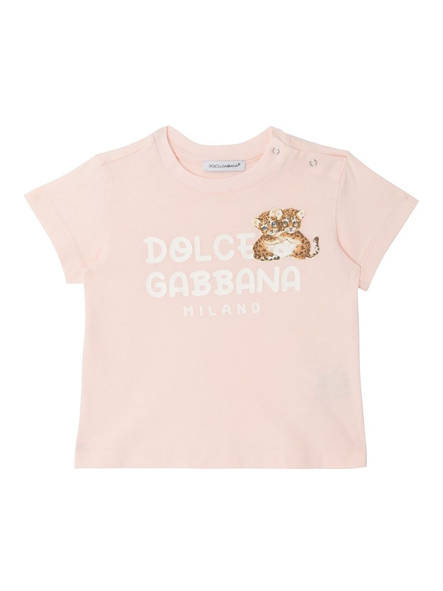 Baby Girl's Logo T-Shirt - Rose - Size 6 Months