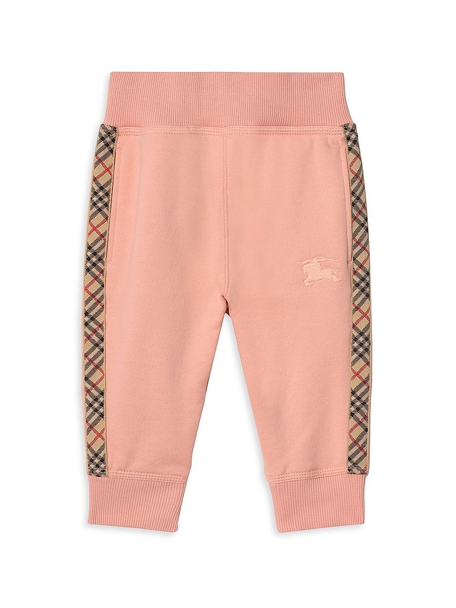 Baby Girl's, Little Girl's & Girl's EKD Check Joggers - Slipper Pink - Size 8