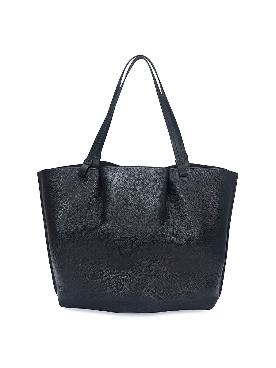 Women's Ava Pebble Leather Tote - Black