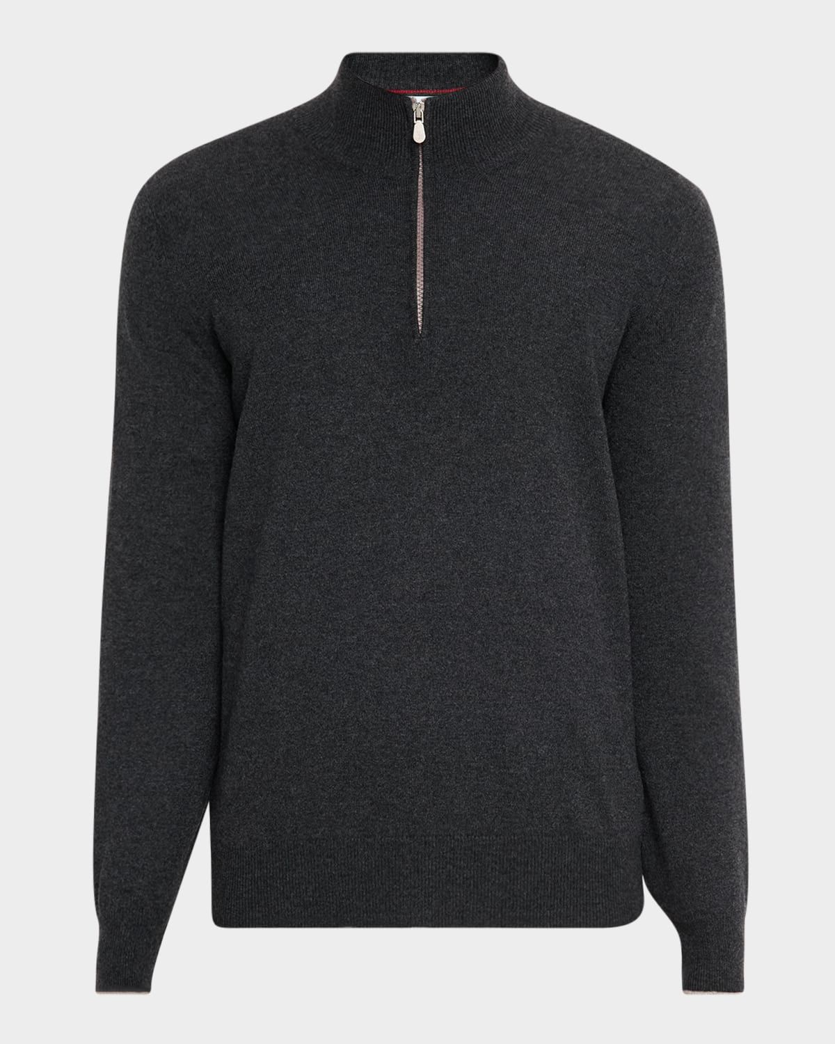 Men & apos;s Cashmere Quarter-Zip Sweater
