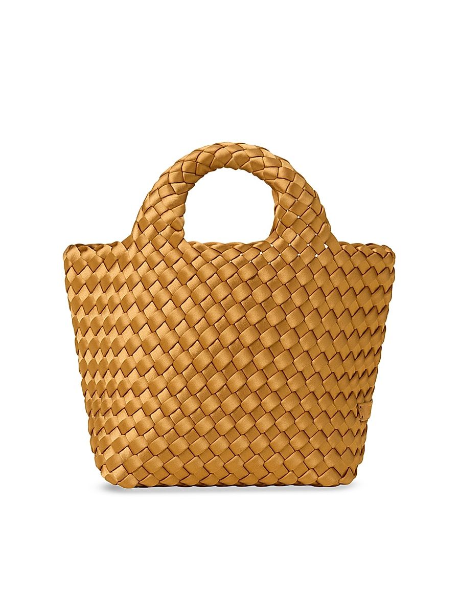 Women's St. Barths Petit Satin Tote Bag - Currant