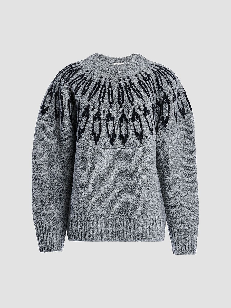 Women's Coleman Wool Sweater - Jet Melange - Size XS