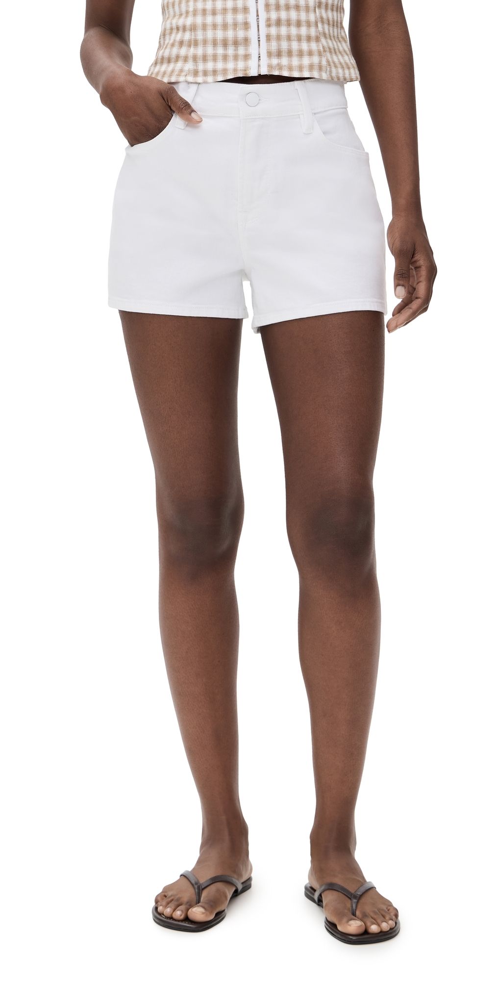 Good American Good 90s Shorts White001 20