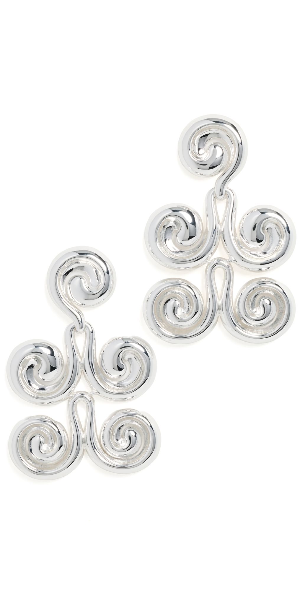 JENNY BIRD Mega Nico Earrings High Polish Silver One Size