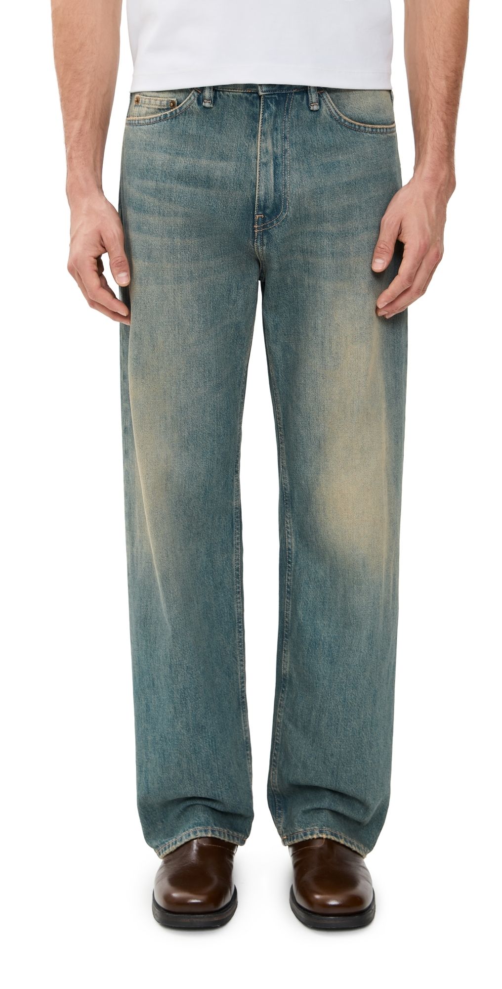 Stockholm Surfboard Club Frank Japanese Denim Relaxed Jeans Sand Blue 29