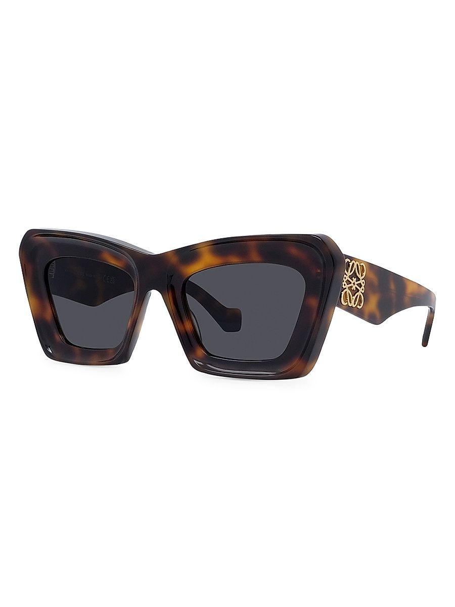 Women's 62MM Anagram Cat-Eye Sunglasses - Brown Multi