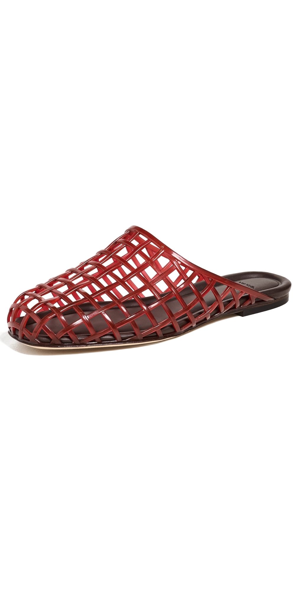 Vince Barcelona Jelly Sandals Poppy Red 7