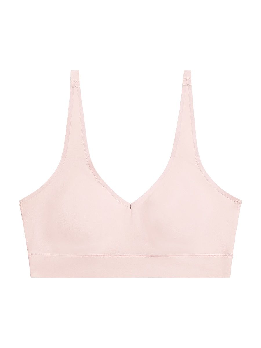 Women's Wireless Seamless Lounge Bra - Rose Dust - Size XL