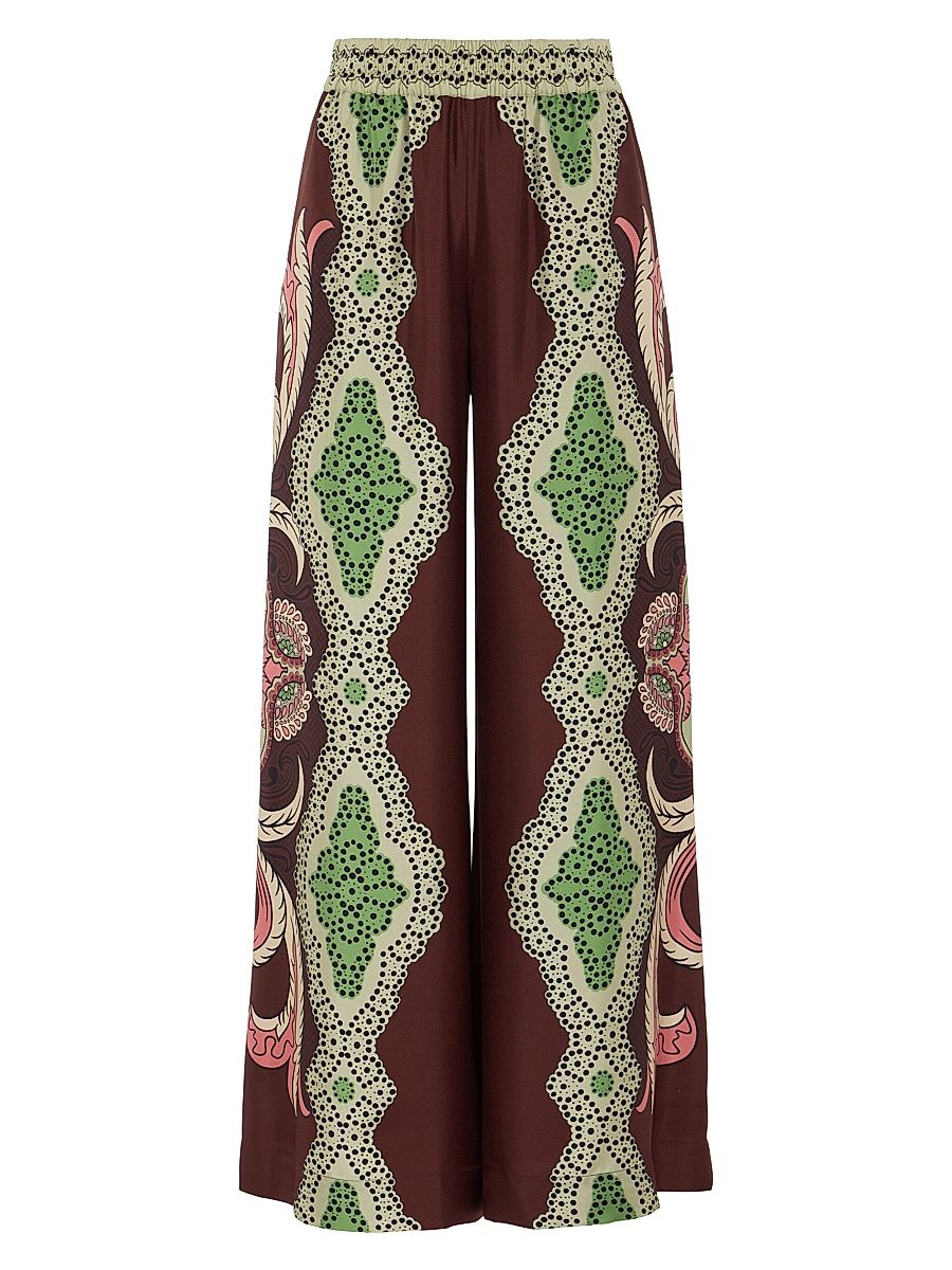 Women's Palazzo Pants Placée - Portal Place Testa Di Moro - Size XS