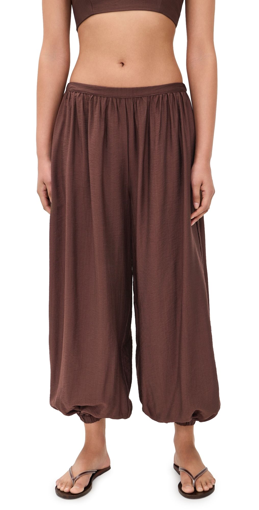 Seven Wonders Klea Balloon Pants Chocolate M