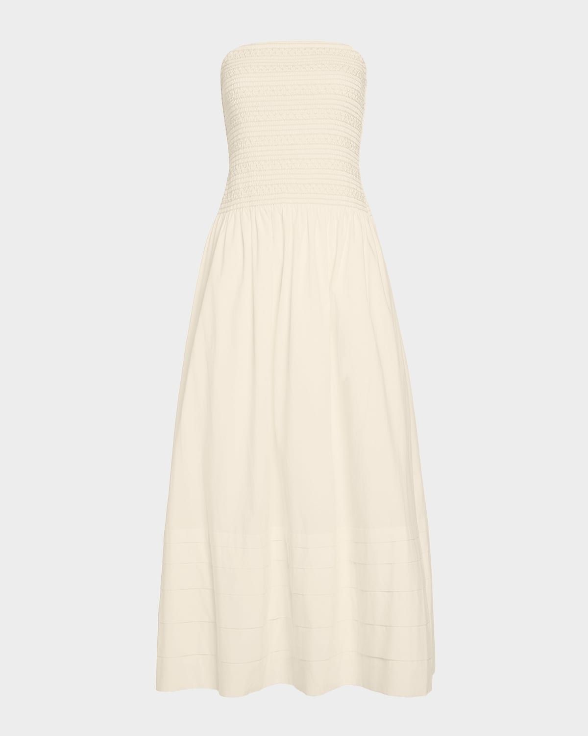 Jace Smocked Strapless Maxi Dress