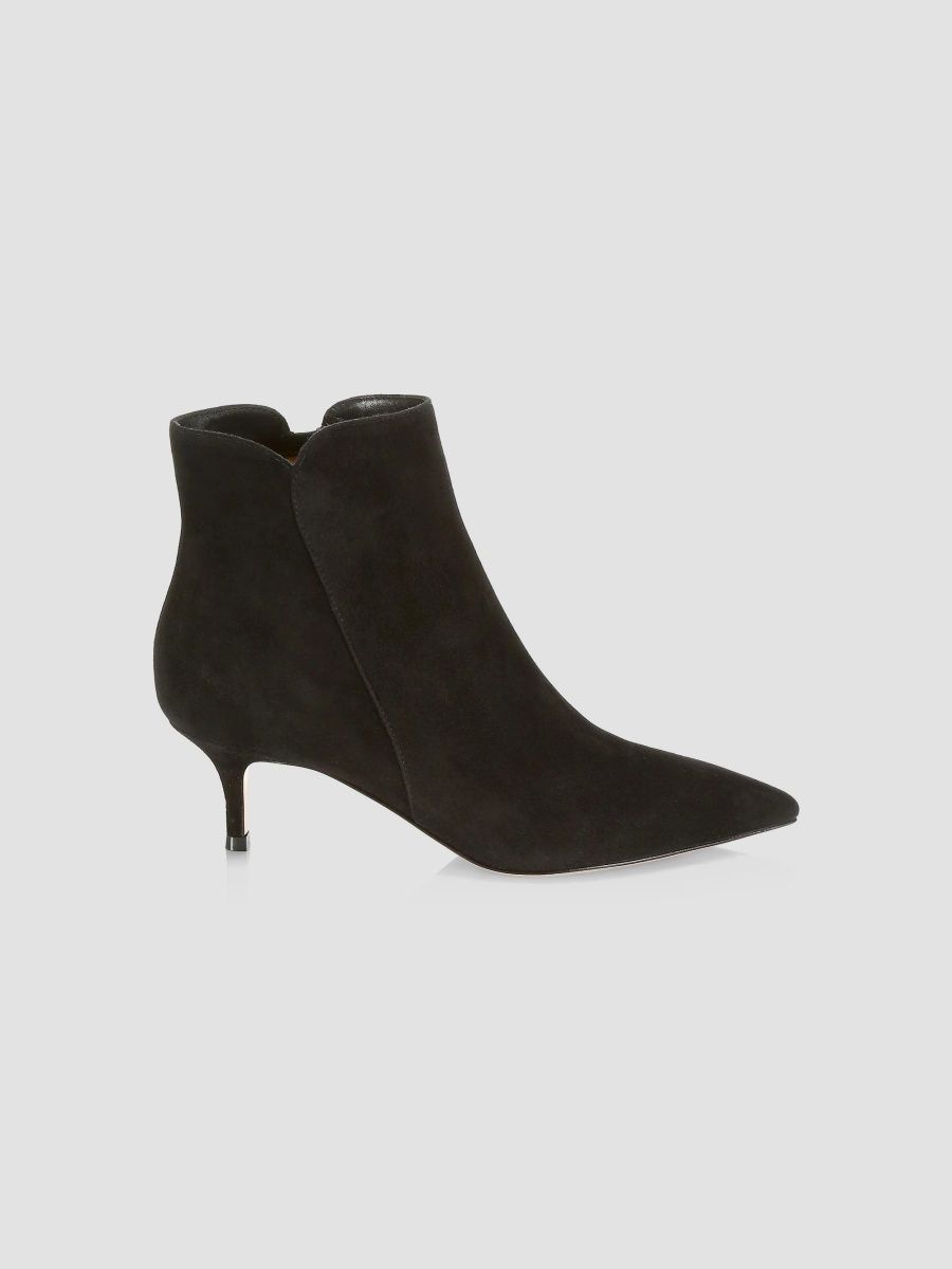 Gianvito Rossi Women's Levy Suede Ankle Boots - Black - Size 10