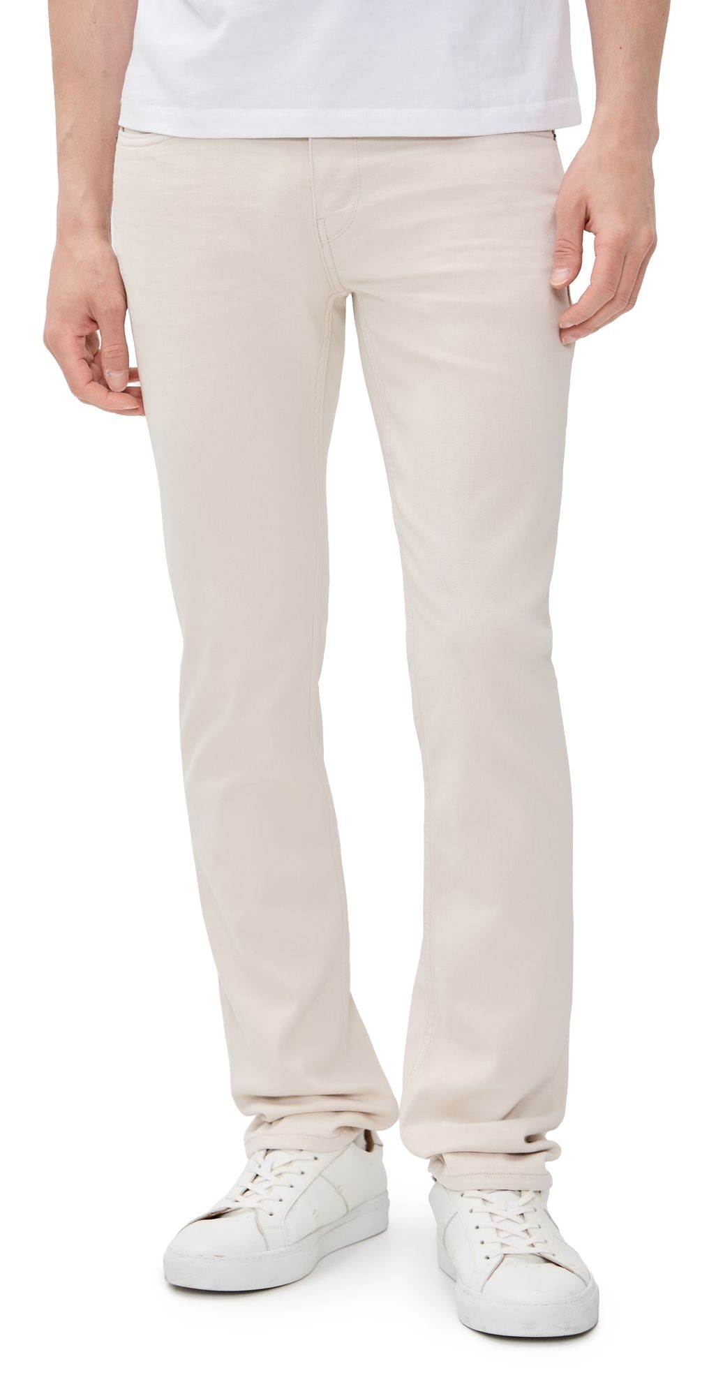 PAIGE Federal Transcend Slim Straight Jeans Sea Shell 32