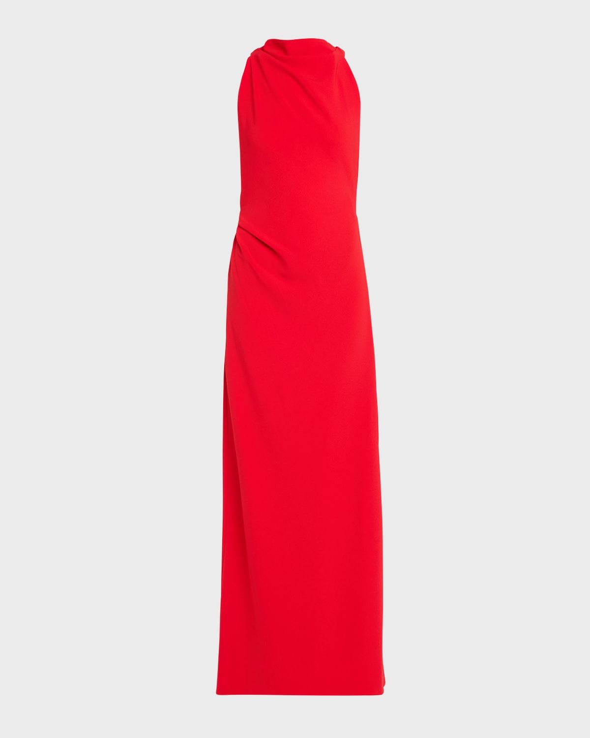 Faye Backless Matte Crepe Gown