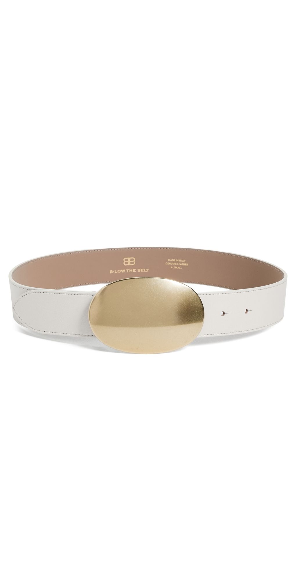 B-Low The Belt Myra Leather Belt Gesso/Brass XS