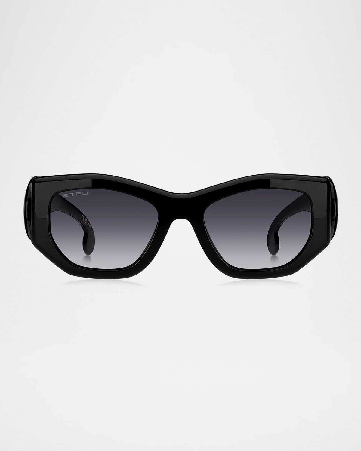 Etropaisley Acetate Rectangular Sunglasses