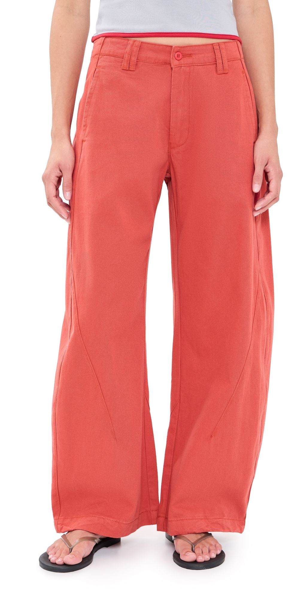 Lioness Sideline Jeans Crimson XS