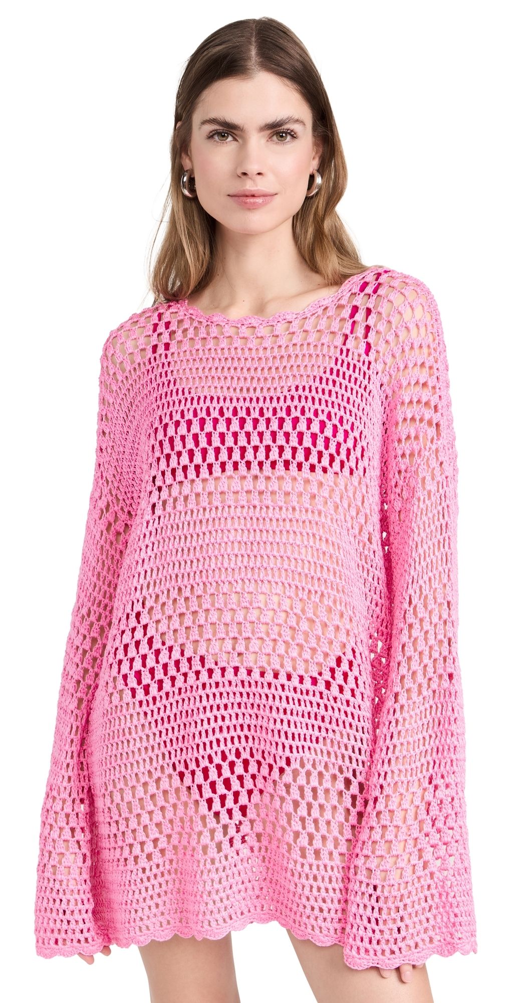 Show Me Your Mumu Paula Pullover Bubblegum Pink XS