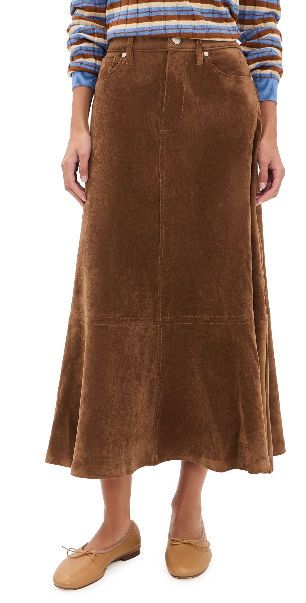 BLANKNYC Morning Brew Faux Suede Skirt Morning Brew 29