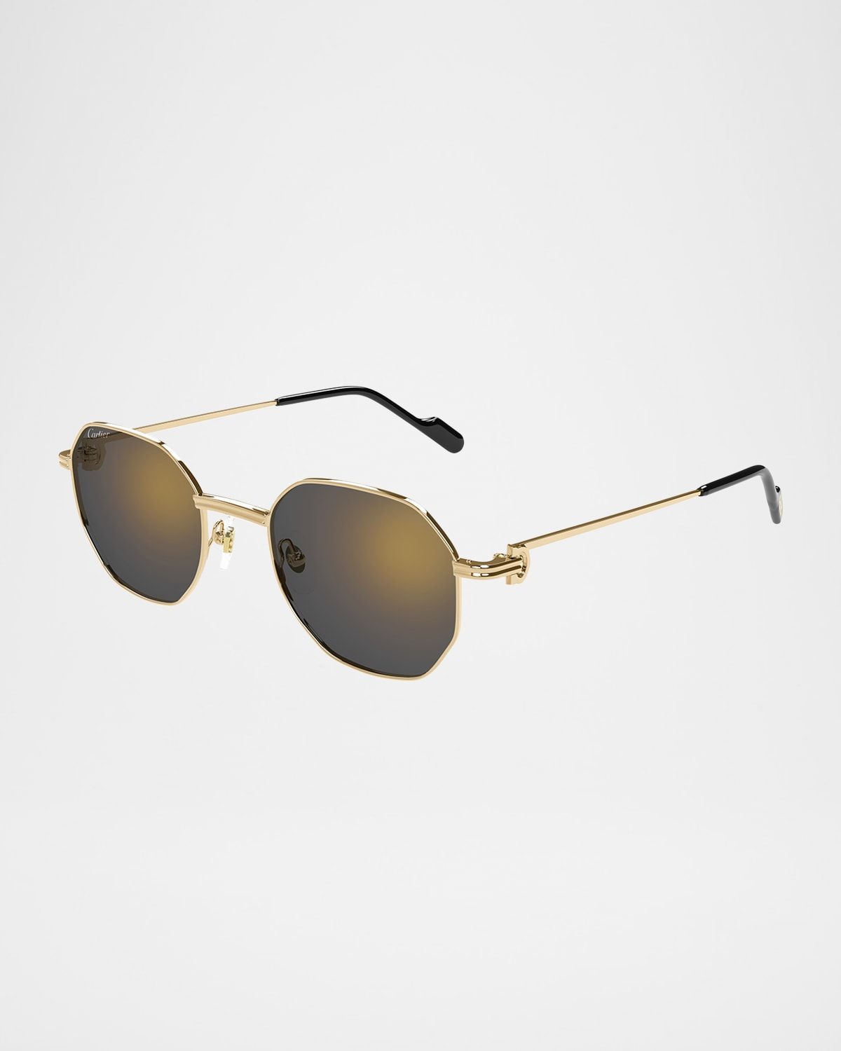 Mirrored Round Metal Sunglasses
