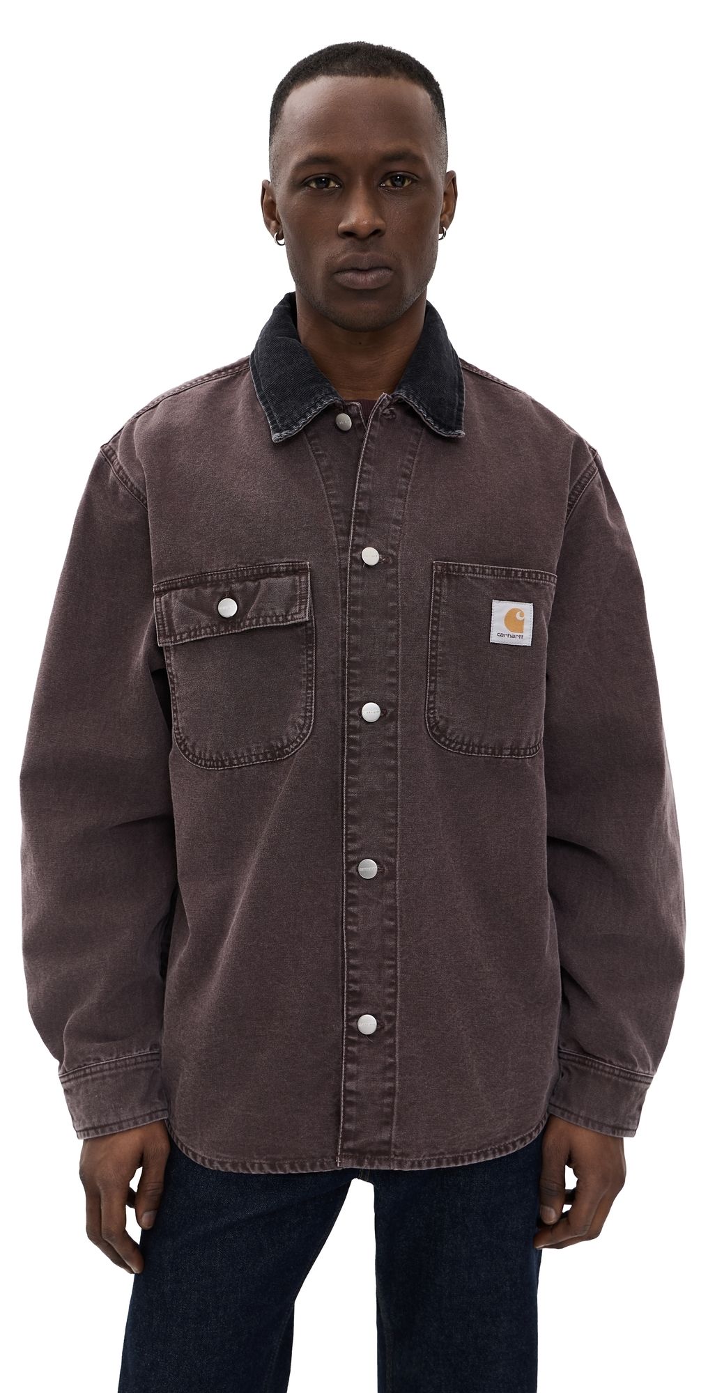 Carhartt WIP Mitch Shirt Jacket Palisander/Black S