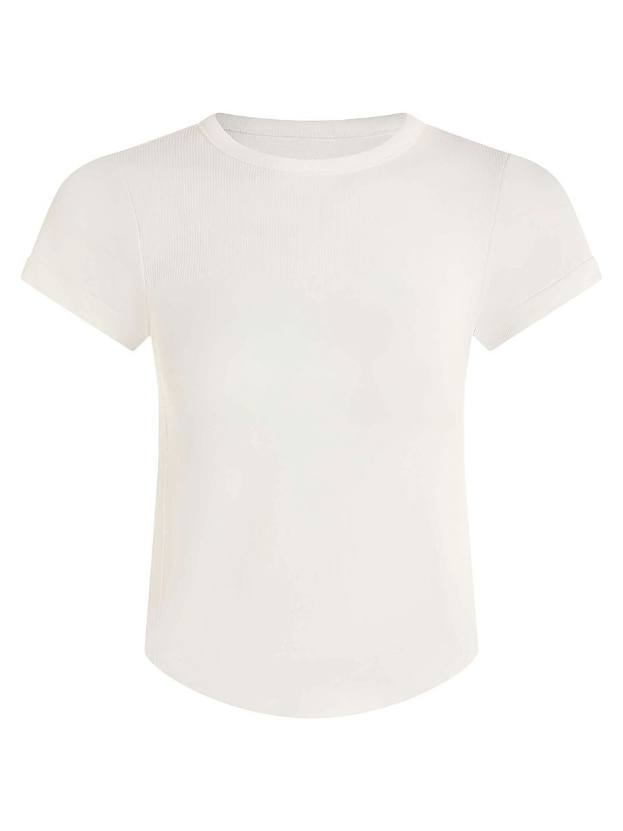 Women's Casper Seamless Crewneck T-Shirt - White - Size XS