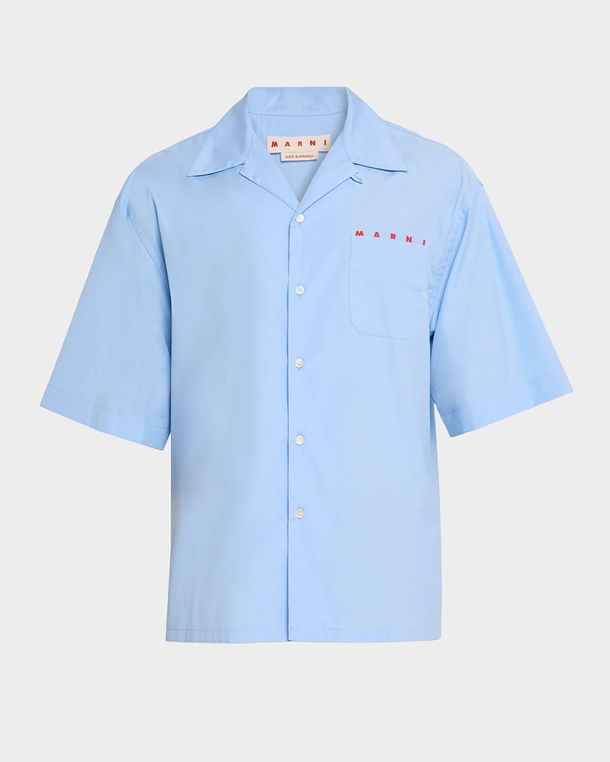 Men & apos;s Poplin Camp Shirt