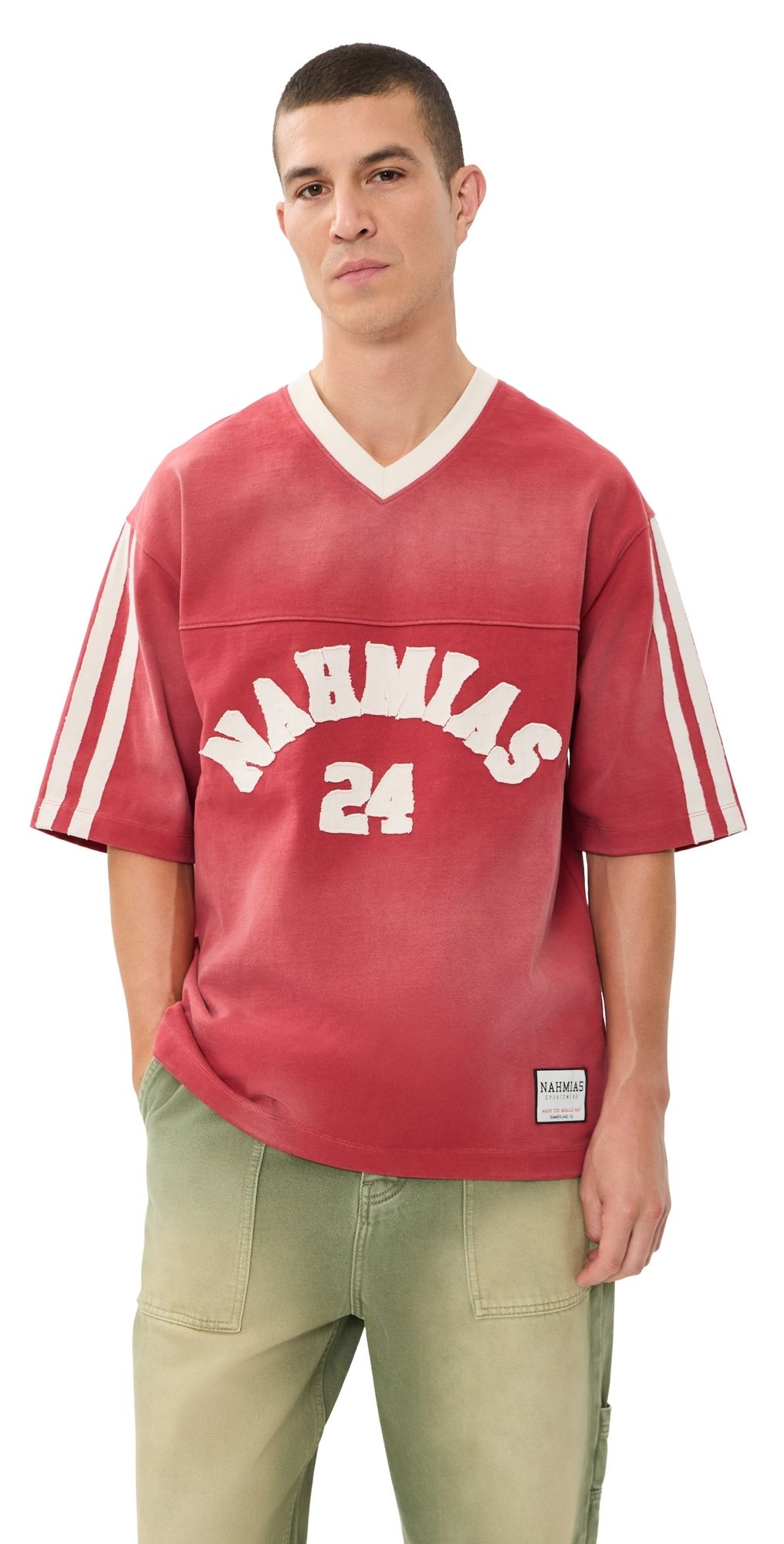 Nahmias Campus Heavy Weight Jersey Burgundy S