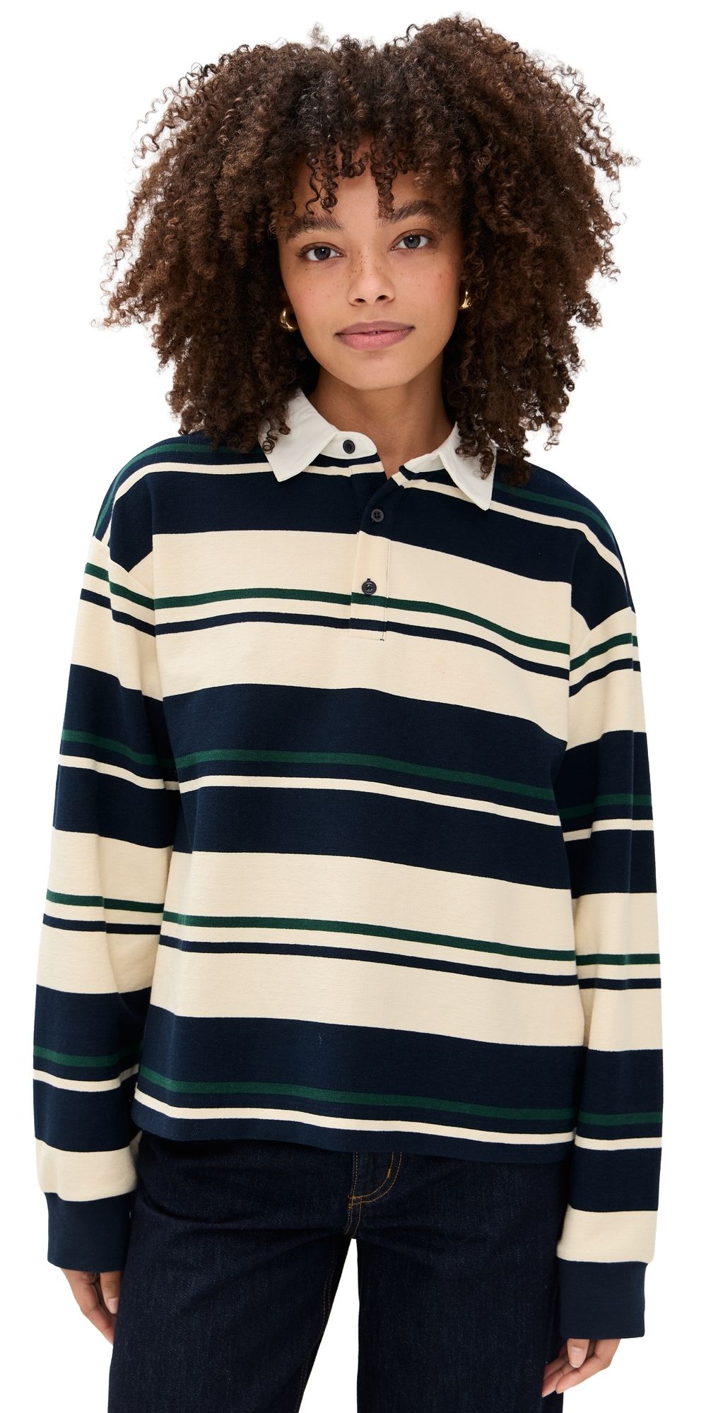 Lioness Preppy Jersey Midnight Stripe XS